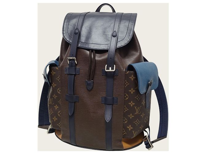Louis Vuitton Sac à dos Christopher PM en cuir Epi Patchwork Multicolor - vue 2