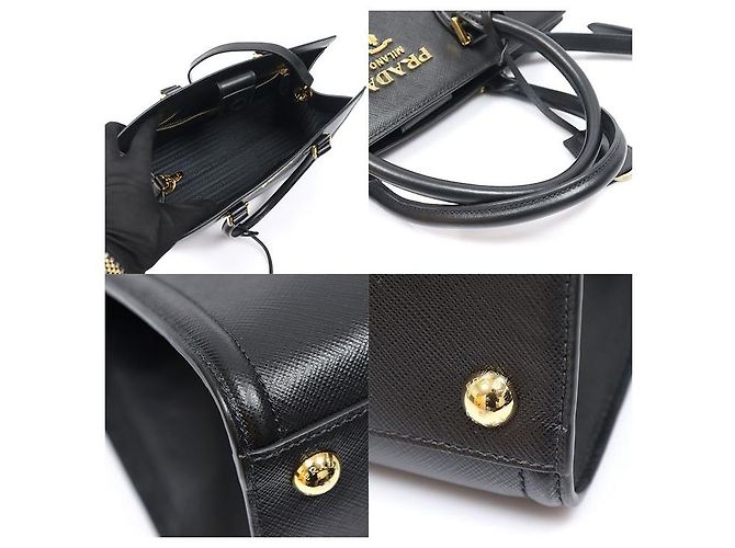 Prada Bolso Two-Way de piel de becerro suave Negro - vista 6