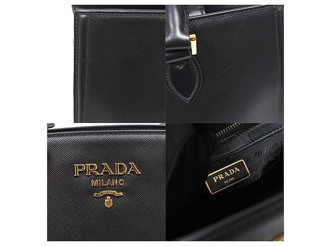 Prada Bolso Two-Way de piel de becerro suave Negro - vista 7