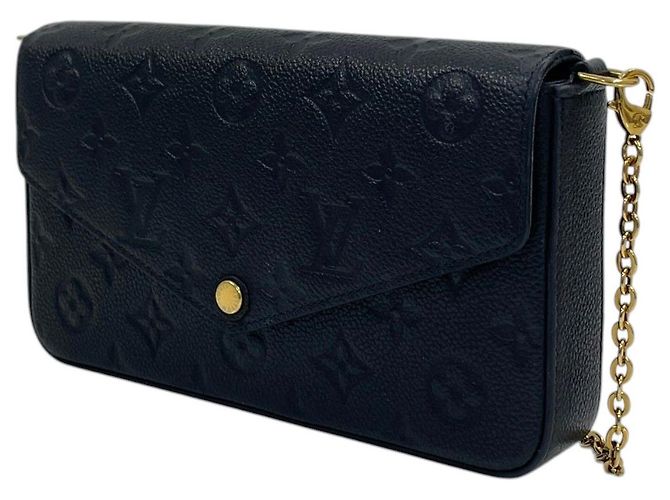 Pochette Félicie Louis Vuitton Borsa a tracolla Pochette Felicie Monogram Empreinte - vista 3