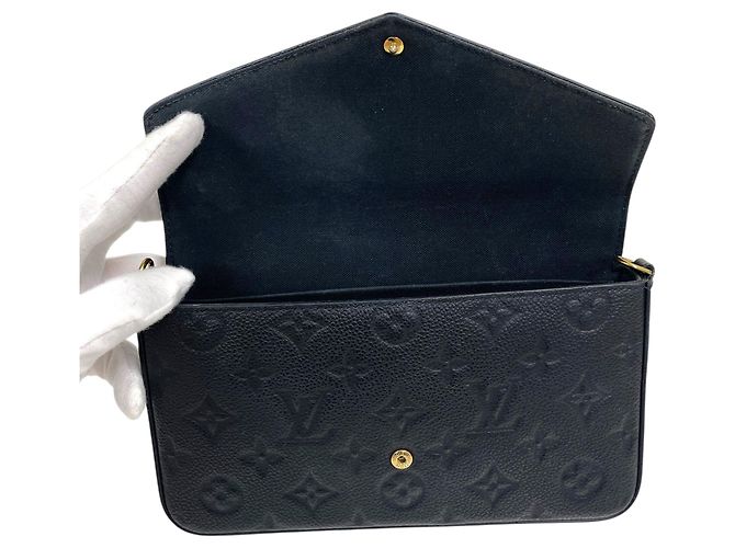 Pochette Félicie Louis Vuitton Borsa a tracolla Pochette Felicie Monogram Empreinte - vista 6