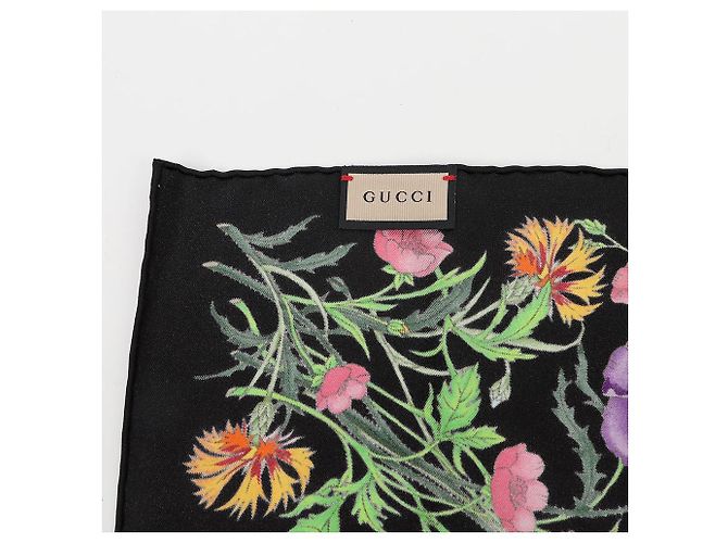 Gucci Quadrato con stampa Flora - vista 4
