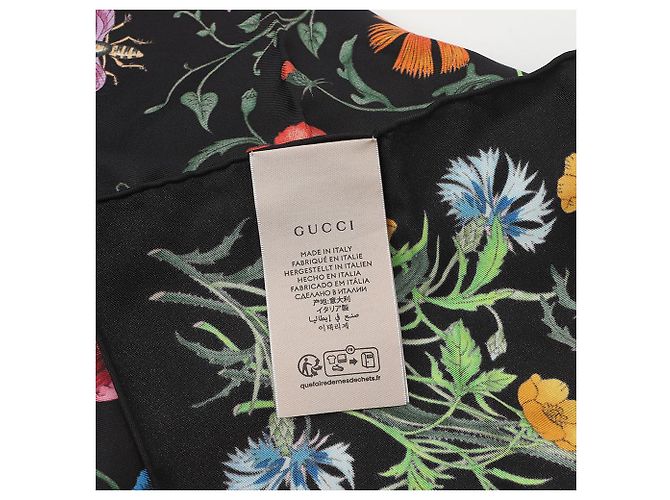 Gucci Quadrato con stampa Flora - vista 5