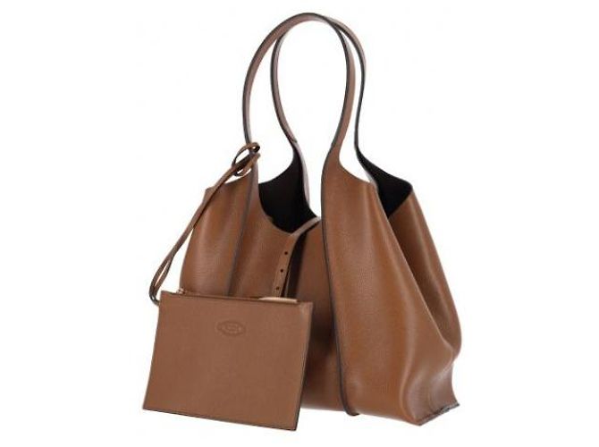 Tod's Timeless Leather Shopper Bag Small - view 4