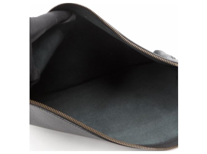 Gucci Pochette con stampa logo nera - vista 9