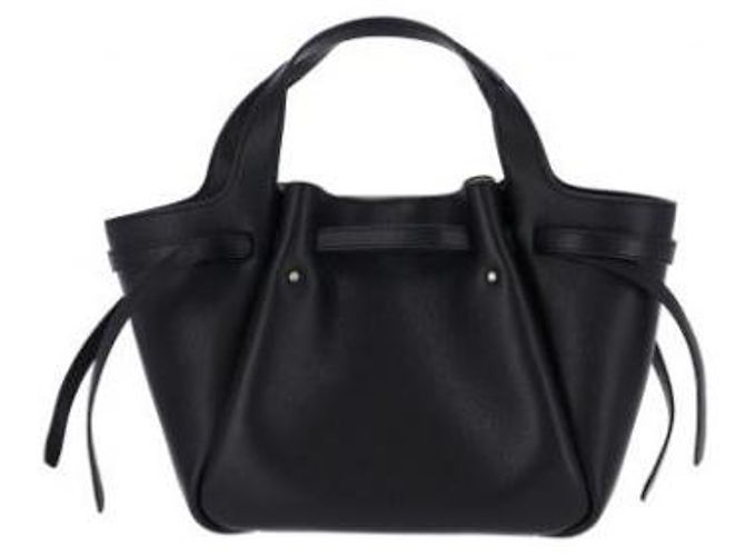 Petit sac cabas ROMY Tory Burch noir en cuir - vue 6