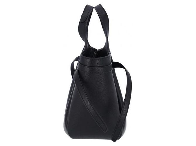 Petit sac cabas ROMY Tory Burch noir en cuir - vue 7