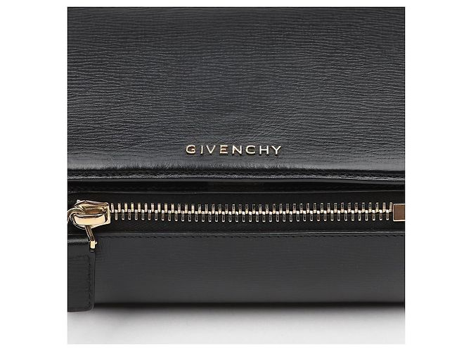 Givenchy Mini Borsa a Tracolla e Spalla Pandora Box in Pelle Nero - vista 3