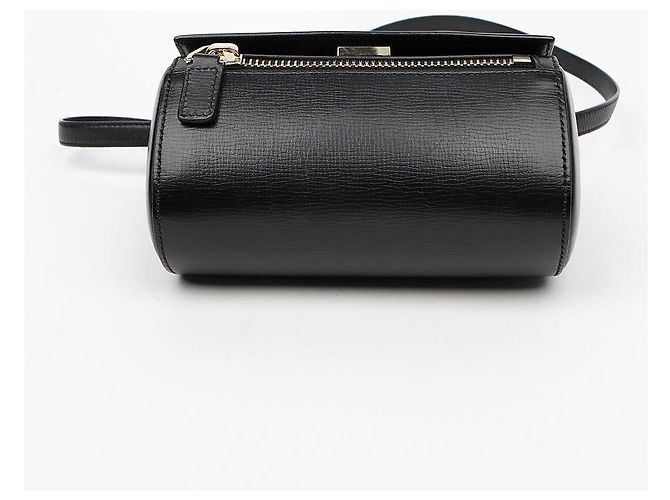 Givenchy Mini Borsa a Tracolla e Spalla Pandora Box in Pelle Nero - vista 7