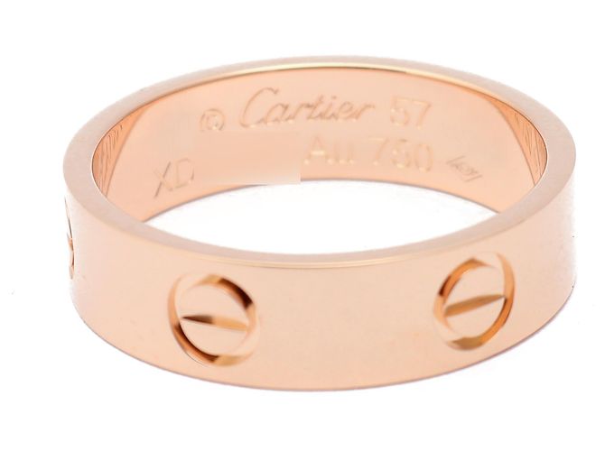 Cartier Anello Love Modello Classico Misura KS Oro Rosa - vista 12