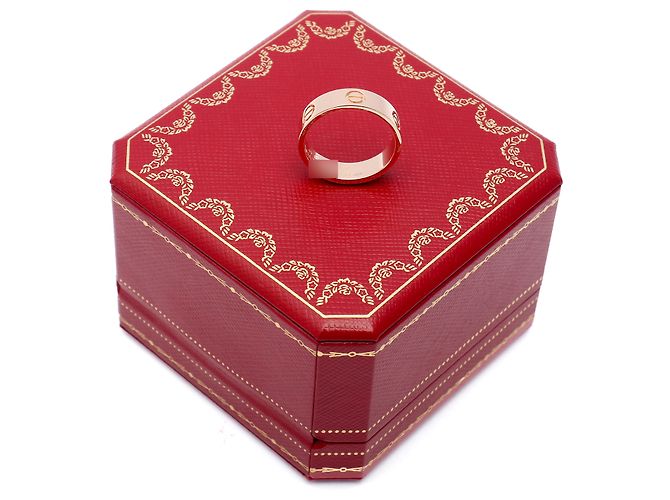 Cartier Anello Love Modello Classico Misura KS Oro Rosa - vista 15