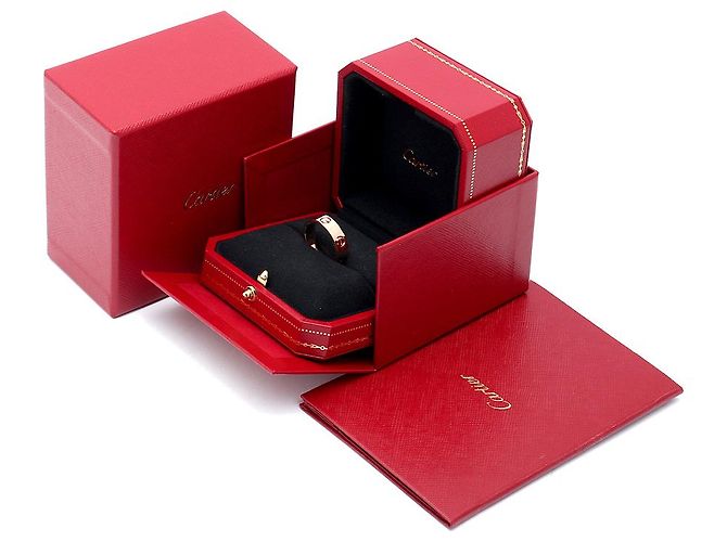 Cartier Anello Love Modello Classico Misura KS Oro Rosa - vista 17
