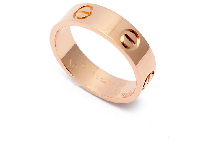 Cartier Anello Love Modello Classico Misura KS Oro Rosa - vista 6
