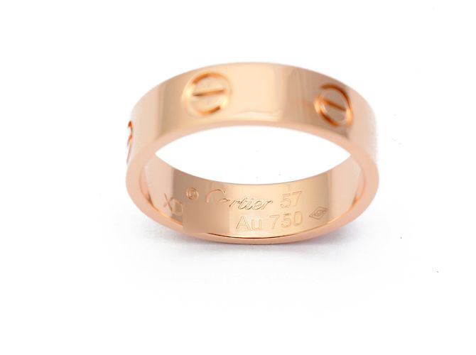 Cartier Anello Love Modello Classico Misura KS Oro Rosa - vista 9