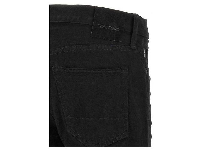 Tom Ford Distressed Cotton Denim Pants - view 6