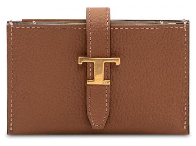 Tarjetero de piel Tod's Marrón - vista 3