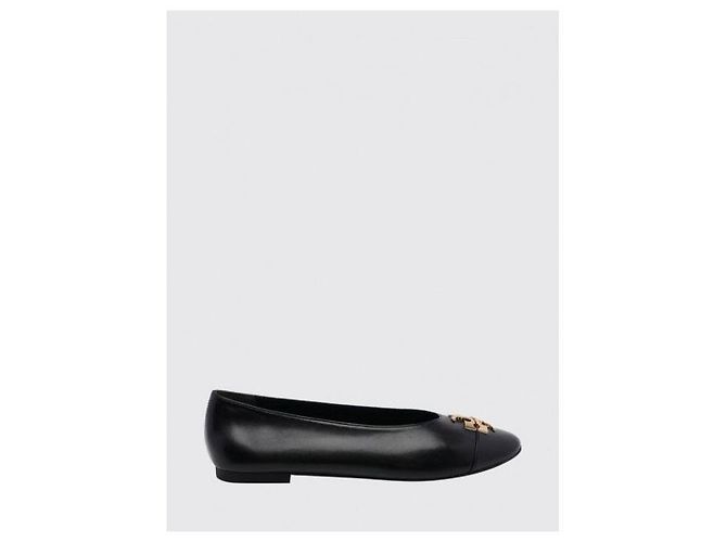 Tory Burch Lederschuhe Schwarz - Ansicht 4