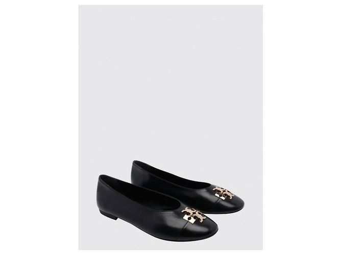 Tory Burch Lederschuhe Schwarz - Ansicht 5