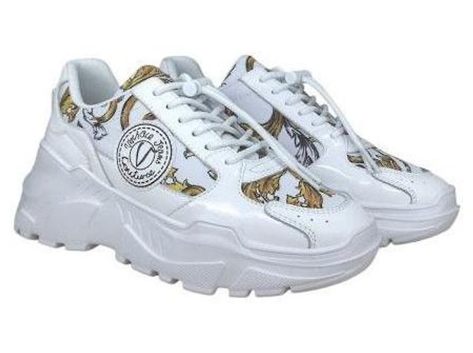 Versace Speedtrack Sneaker Weiß Gold - Ansicht 4