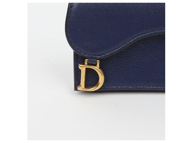 Dior Porta-cartões com aba Saddle - vista 3
