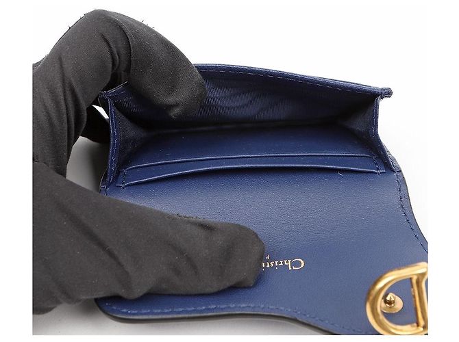 Dior Porta-cartões com aba Saddle - vista 8