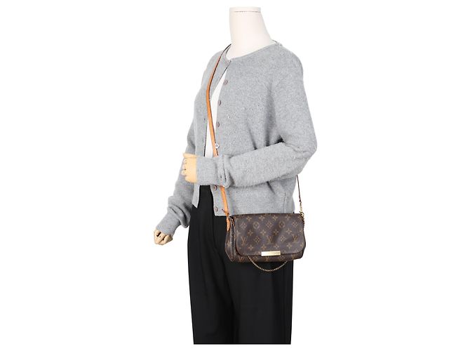 Louis Vuitton Borsa a tracolla Favorite PM Monogram Canvas - vista 14