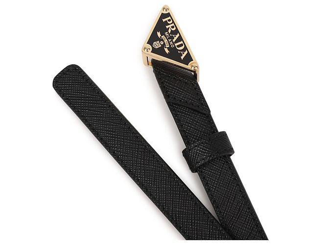 Prada Cintura Saffiano Triangle Logo - vista 6