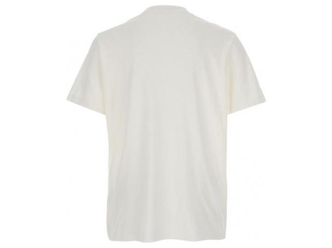 Moncler Baumwoll-T-Shirt mit gesticktem Logo - Ansicht 5