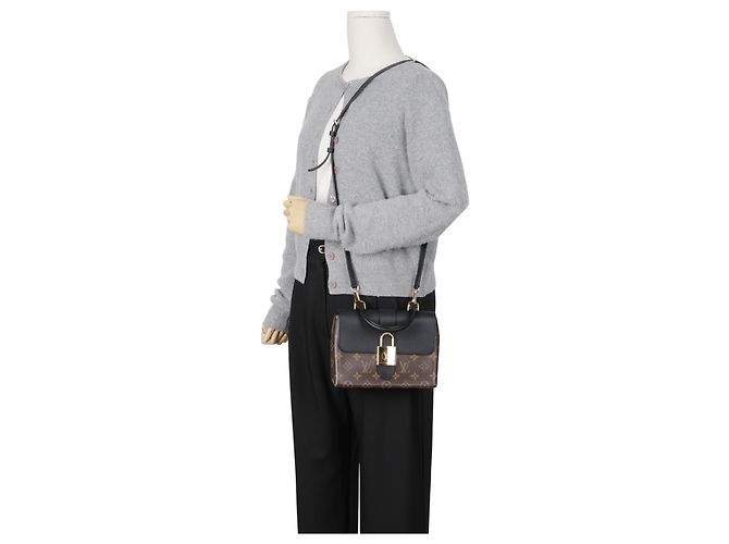 Louis Vuitton Borsa a spalla tote in tela monogram per donna Nero - vista 21