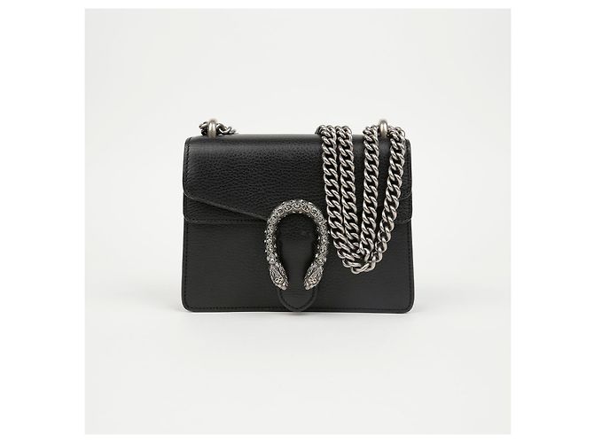 Gucci Mini borsa Dionysus in pelle nera - vista 2