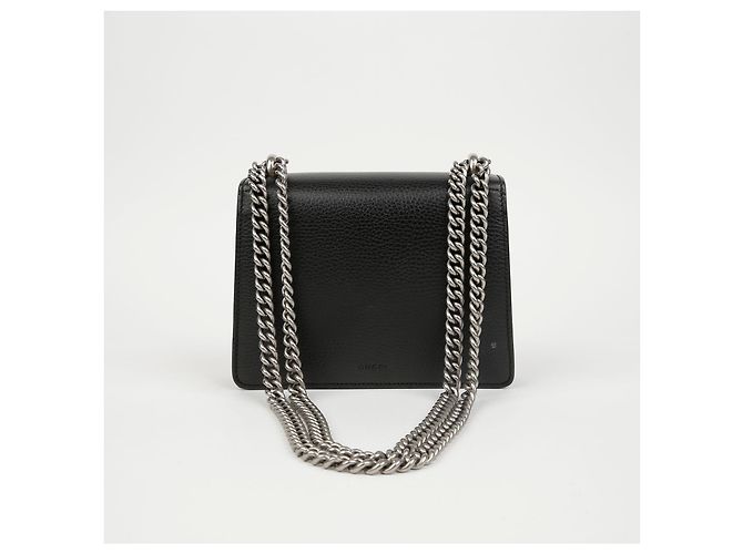 Gucci Mini borsa Dionysus in pelle nera - vista 4