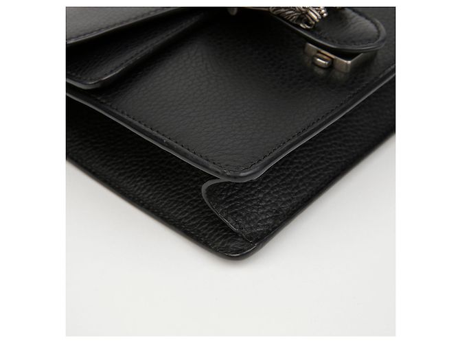 Gucci Mini borsa Dionysus in pelle nera - vista 8