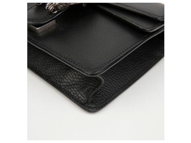 Gucci Mini borsa Dionysus in pelle nera - vista 9
