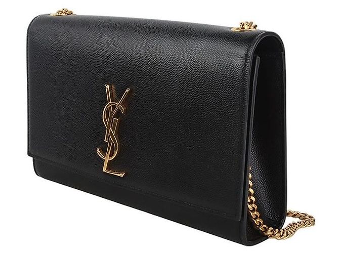 Autre Marque Borsa Satchel Kate Monogram Oro - vista 2