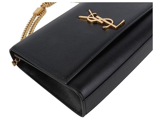 Autre Marque Borsa Satchel Kate Monogram Oro - vista 5