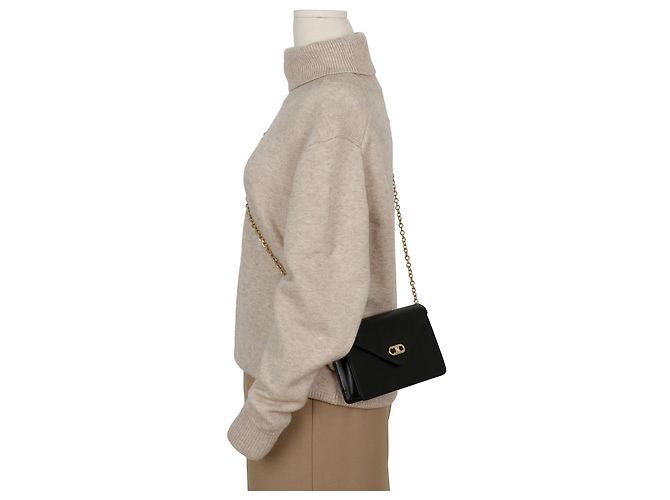 Céline Portafoglio con catena Triope Black - vista 13