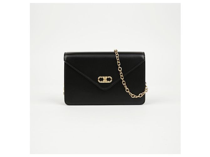 Céline Portafoglio con catena Triope Black - vista 2