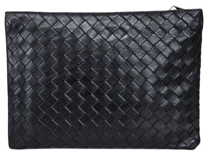 Bottega Veneta Pochette Half Zip Intrecciato - vista 2