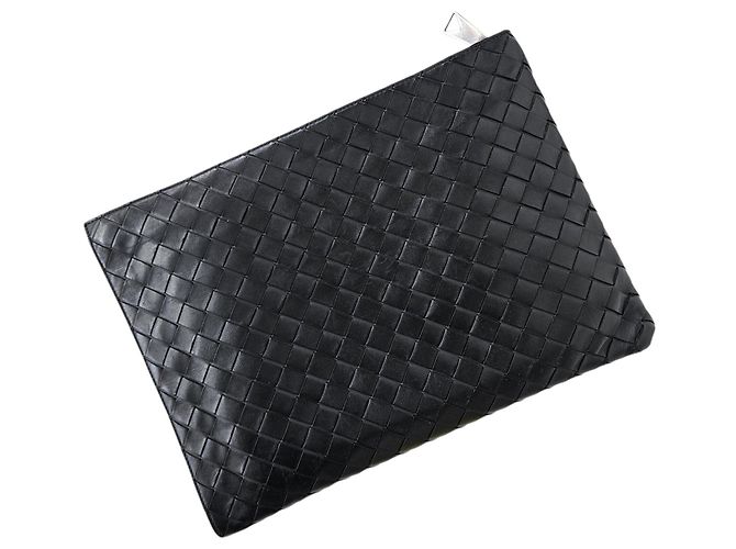 Bottega Veneta Pochette Half Zip Intrecciato - vista 3