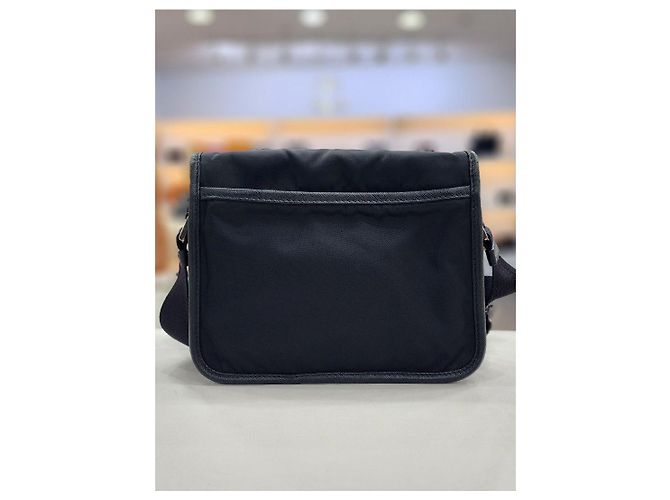 Prada Borsa a tracolla multi in nylon Saffiano con logo triangolare - vista 5