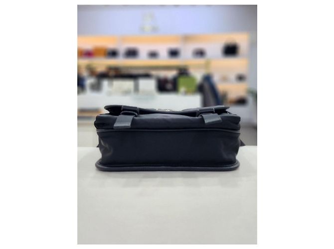 Prada Borsa a tracolla multi in nylon Saffiano con logo triangolare - vista 6