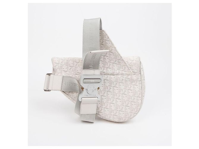 Dior Borsa a tracolla Oblique Saddle Beige - vista 3