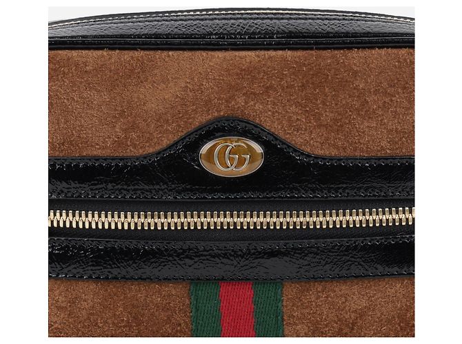 Gucci Ophidia Gürteltasche braunes Wildleder - Ansicht 3