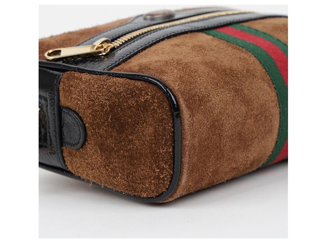 Gucci Ophidia Gürteltasche braunes Wildleder - Ansicht 9