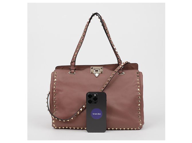 Valentino Borsa a Spalla Rockstud Tote - vista 21