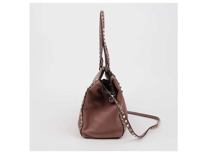 Valentino Borsa a Spalla Rockstud Tote - vista 7