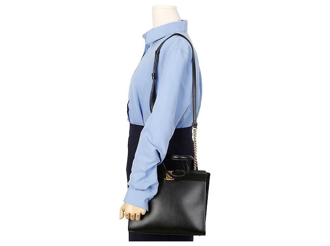 Salvatore Ferragamo Sac à main moyen avec poignée noire - vue 9