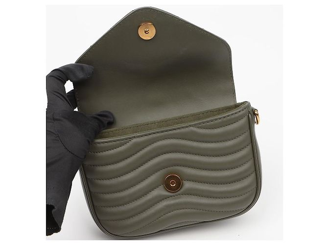 Louis Vuitton Borsa a tracolla Multi Pochette New Wave Khaki - vista 11