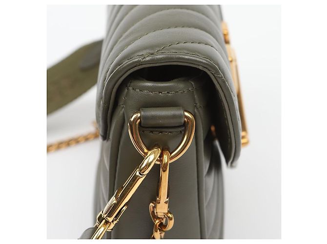 Louis Vuitton Borsa a tracolla Multi Pochette New Wave Khaki - vista 6