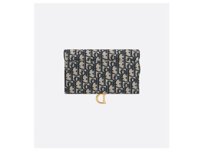 Dior Piccola Pochette a Catena Blue Oblique Jacquard - vista 5